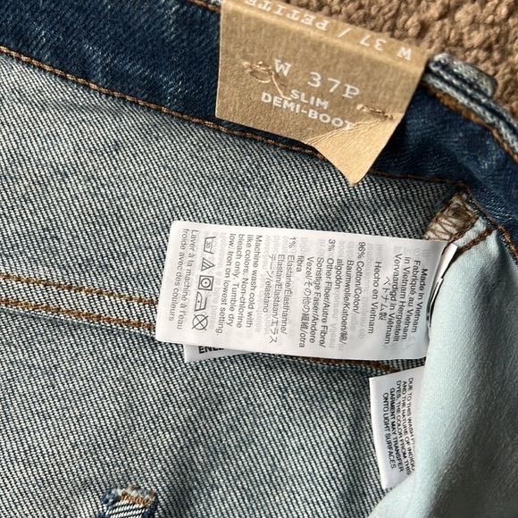 NWT Madewell Petite Slim Demi Boot Jeans in Sundale Wash - Picture 6 of 10